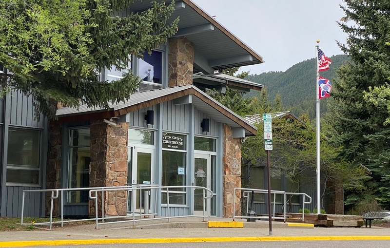The Teton County Courthouse. (Angus M. Thuermer, Jr./WyoFile)