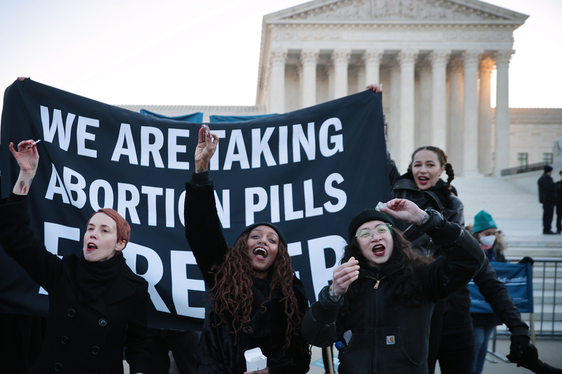 The American Family Association has been researching the biblical worldviews of potential judicial nominees and is recommending those that align most with the religious right on issues like abortion and LGBTQ rights to future presidential administrations. (Chip Somodevilla/Getty Images)