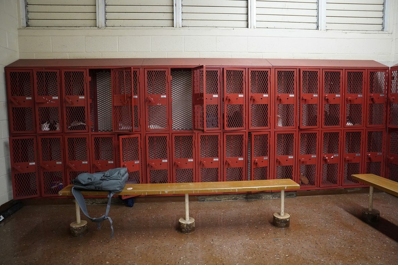 Not all Hawaii campuses have separate athletic locker rooms for female and male students, raising concerns about schools’ compliance with Title IX. (Kevin Fujii/Civil Beat/2024)