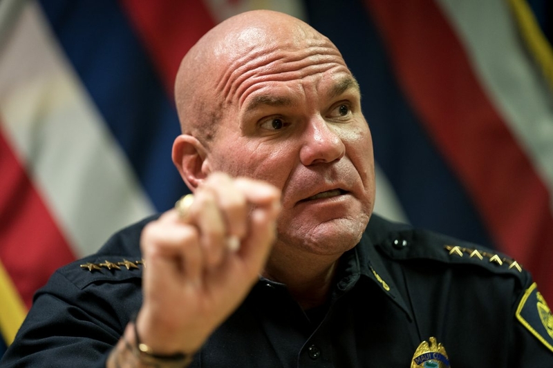 Maui Police Chief John Pelletier says he is proud of the lives his officers saved on Aug. 8 and wants to make sure lessons are learned from that experience. (Nathan Eagle/Civil Beat/2024)
