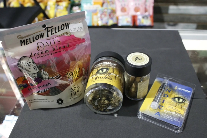 Delta-8 products have become a top seller in smoke shops across Wyoming. (Madelyn Beck/WyoFile)