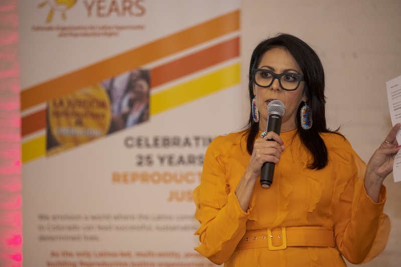 “There’s this myth that all the Latinos that are religious, they’re anti-choice. That’s not true,” says Dusti Gurule, president and CEO of Colorado Organization for Latina Opportunity and Reproductive Rights and co-chair of the state’s abortion-access amendment campaign. (Courtesy of Dusti Gurule)“There’s this myth that all the Latinos that are religious, they’re anti-choice. That’s not true,” says Dusti Gurule, president and CEO of Colorado Organization for Latina Opportunity and Reproductive Rights and co