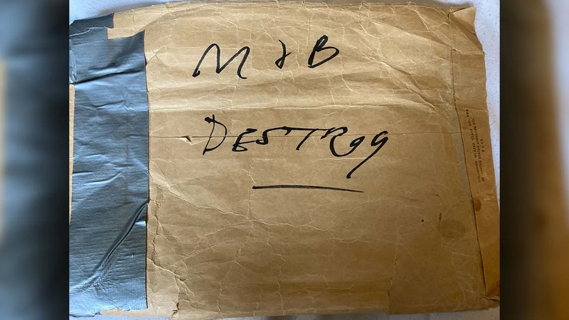 William Bradford Huie marked this envelop to be destroyed. It contains confidential memos of his interviews with Emmett Till's killers, J.W. Milam and Roy Bryant, that shows how he convinced them to talk after an all-white Mississippi jury acquitted them.