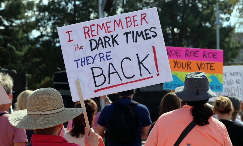 Fallout from a resurrected Civil War-era abortion ban and a citizen-led abortion-rights ballot measure have put the issue at the center of many critical races in Arizona.  (Gloria Rebecca Gomez/Arizona Mirror)