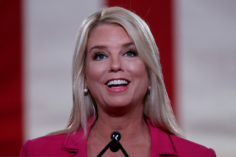 Former Florida Attorney General Pam Bondi address the Republican National Convention on Aug. 25, 2020 in Washington, D.C.  (Photo by Chip Somodevilla/Getty Images)