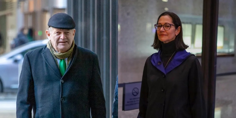 Longtime Springfield lobbyist Mike McClain, left, and former Commonwealth Edison CEO Anne Prammaggiore, right, were convicted in 2023’s “ComEd Four” trial alongside longtime ComEd lobbyists Jay Doherty and John Hooker. A federal judge on Monday granted a retrial on several bribery counts against them, though it’s unclear whether the feds will opt to retry those charges. (Capitol News Illinois photo by Andrew Adams)