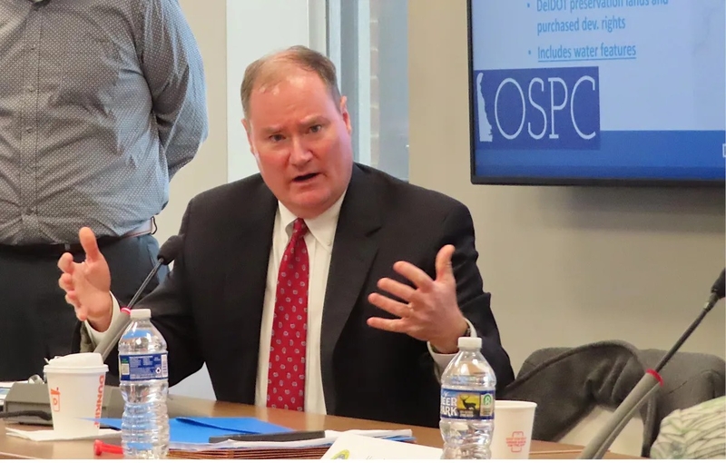 David Edgell, director of the Office of State Planning Coordination, said that Sussex County must do a better job of directing growth toward resources to reduce sprawl. | SPOTLIGHT DELAWARE PHOTO BY MIKE SMITH