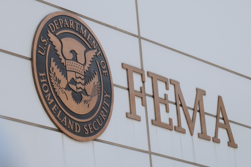 The Federal Emergency Management Agency building is seen on May 15, 2025 in Washington, D.C. (Photo by Kayla Bartkowski/Getty Images)