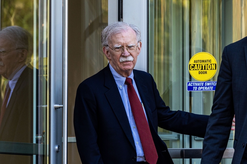 Former U.S. National Security Advisor John Bolton leaves federal court after pleading not guilty to charges of mishandling classified material on October 17, 2025 in Greenbelt, Maryland. Bolton was indicted by a federal grand jury on Thursday. (Photo by Alex Kent/Getty Images)