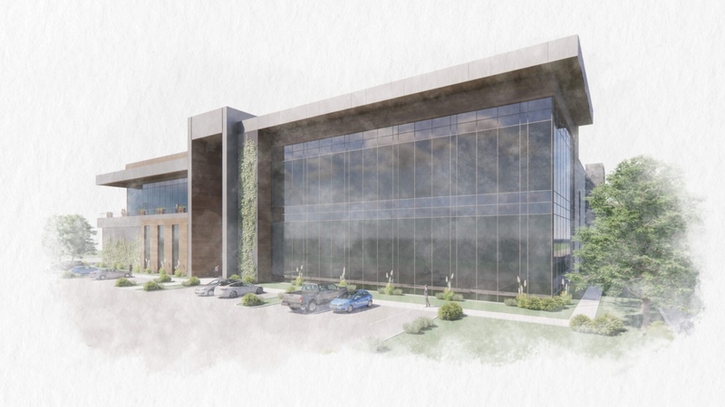 The developer behind the Project Washington data center recently reached an agreement to use unionized labor to build the campus, winning a key ally in the impending debate. | RENDERING COURTESY OF STARWOOD DIGITAL VENTURES
