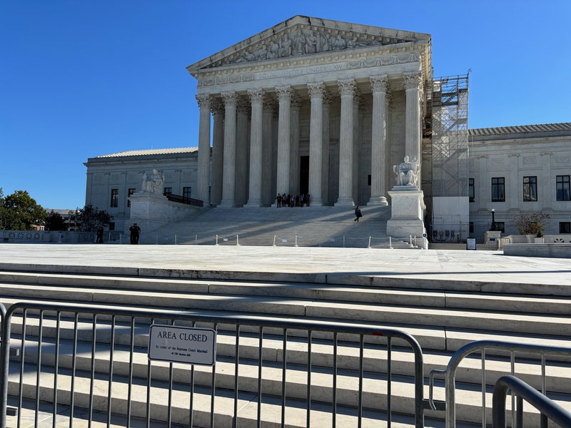 The U.S. Supreme Court on Oct. 9, 2024. (Photo by Jane Norman/States Newsroom)