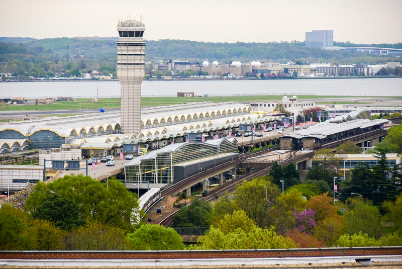 Ronald Reagan Washington National Airport in Arlington, Virginia. (Photo by Tim Brown/Getty Images)