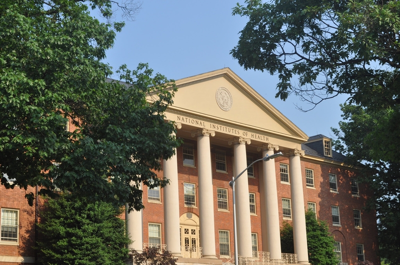 The James H. Shannon Building (Building One), on the National Institutes of Health campus in Bethesda, Maryland. (Photo by Lydia Polimeni,/National Institutes of Health)