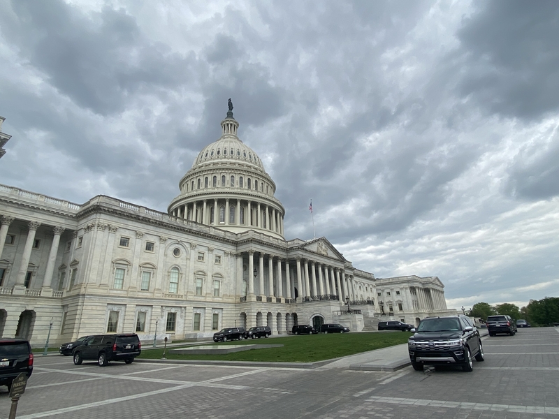 The U.S. Capitol in Washington, D.C., is pictured on Thursday, April 18, 2024. (Photo by Jennifer Shutt/States Newsroom)