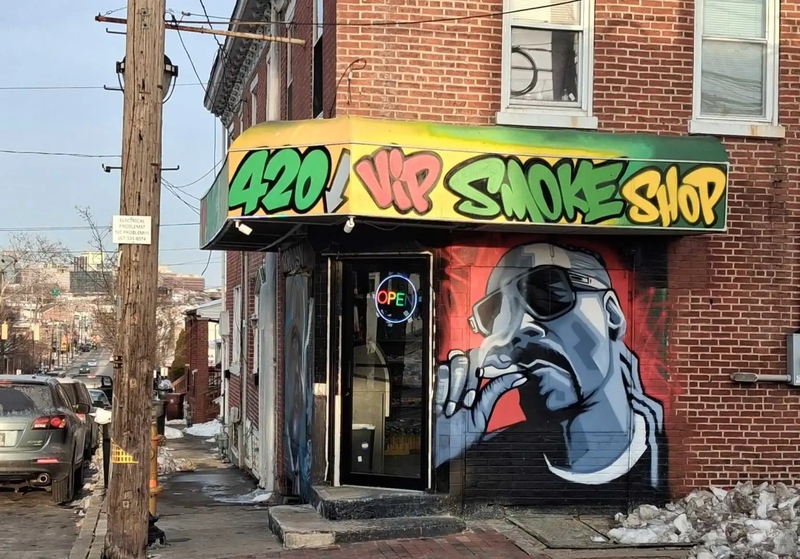 The VIP Smoke Shop in Wilmington is one store that police claim has unlawfully sold marijuana. | SPOTLIGHT DELAWARE PHOTO BY KARL BAKER