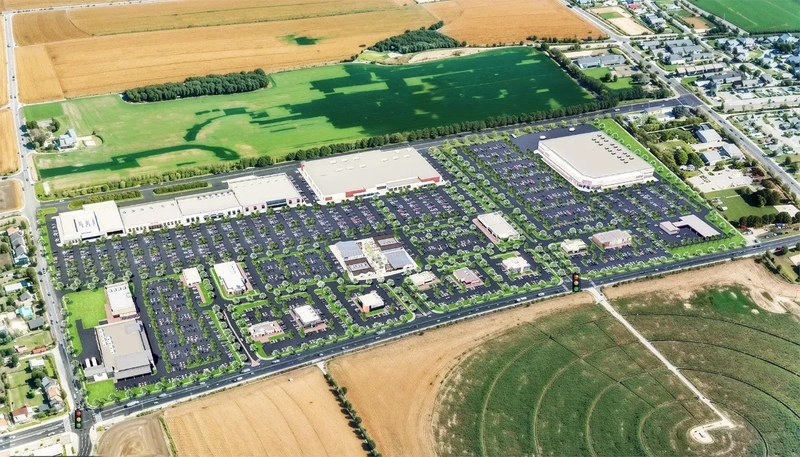 Developers behind Atlantic Fields, a proposed shopping center anchored by a Costco, Target and Whole Foods, filed a lawsuit against Sussex County over a zoning change denial. | RENDERING COURTESY OF SOUTHSIDE INVESTMENT PARTNERS