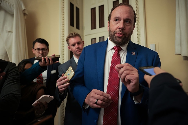 U.S. Rep. Jason Smith, R-Missouri, spoke on the House floor in January in support of a bill that would designate crisis pregnancy centers as appropriate recipients of federal Temporary Assistance for Needy Families funds. That bill passed the House, but has not yet been considered by the U.S. Senate. (Photo by Kayla Bartkowski/Getty Images)