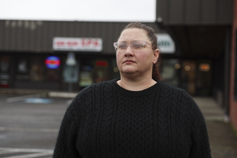 Emily Gartman said a friend suggested that she go to a pregnancy center when she suspected she was pregnant to get confirmation. (Photo by Amanda Loman for States Newsroom)