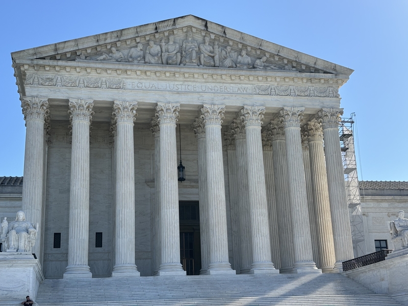 The U.S. Supreme Court on Oct. 9, 2024. (Photo by Jane Norman/States Newsroom)