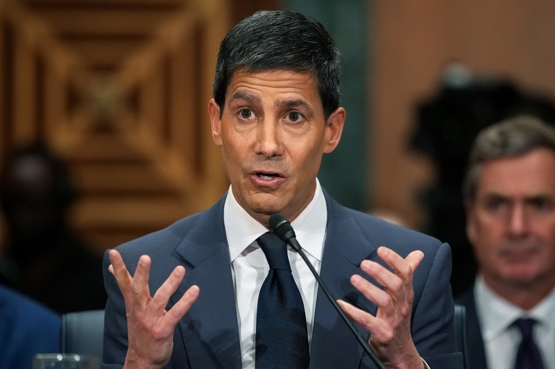 Kevin Warsh, U.S. President Donald Trump's nominee for chair of the Federal Reserve, testifies during his Senate Committee on Banking, Housing, and Urban Affairs confirmation hearing in the Dirksen Senate Office Building on April 21, 2026 in Washington, D.C. (Photo by Andrew Harnik/Getty Images)