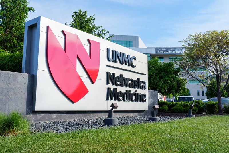 The Davis Global Center at the University of Nebraska Medical Center campus, which holds the National Quarantine Unit, is seen on May 11, 2026 in Omaha, Nebraska. The cruise ship MV Hondius, which had three passengers die from Hantavirus last month and eight more reported cases, arrived on Sunday May 10 in Tenerife, part of the Canary Islands, Spain, where the remaining passengers were repatriated to their respective countries. 16 American passengers, none of whom were experiencing Hantavirus symptoms, were