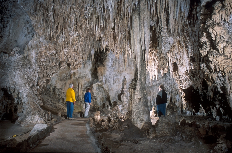 Part of the most popular tour at Carlsbad Caverns, the King's Palace is home to massive amounts of cave formations of all shapes and sizes. (Photo by Peter Jones/National Park Service)