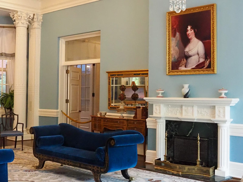 Former first lady Dolley Madison's parlor at her former residence on H Street NW in Washington, D.C., as seen on Monday, June 22, 2026. (Photo by Ashley Murray/States Newsroom)