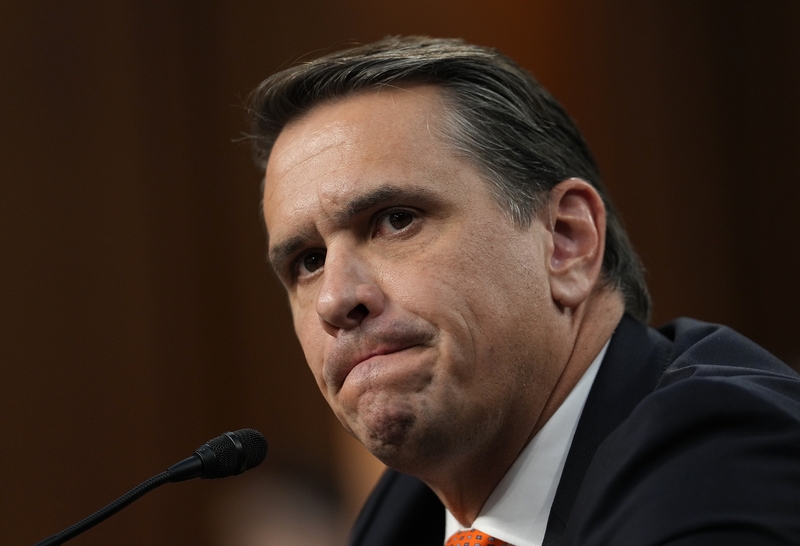 Acting Attorney General Todd Blanche appears at his confirmation hearing in front of the Senate Judiciary Committee on Capitol Hill July 15, 2026 in Washington, D.C.  (Photo by Eric Lee/Getty Images)