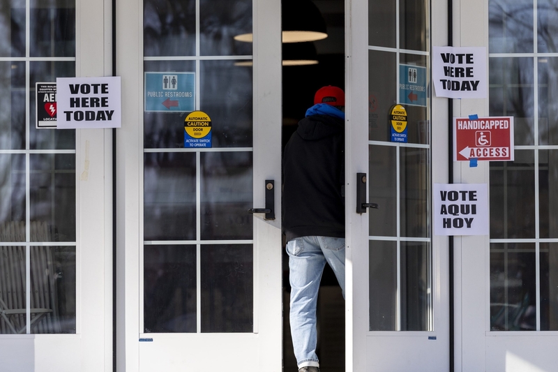 The first day of early voting in the special primary election at Watsessing Park Community Center in Bloomfield, New Jersey on Jan. 26, 2026. (Photo by Anne-Marie Caruso/New Jersey Monitor)