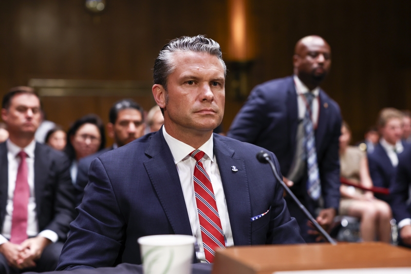 Secretary of Defense Pete Hegseth testifies during a Senate Appropriations Committee hearing in the Dirksen Senate Office Building on Capitol Hill on July 21, 2026 in Washington, D.C. (Photo by Finn Gomez/Getty Images)