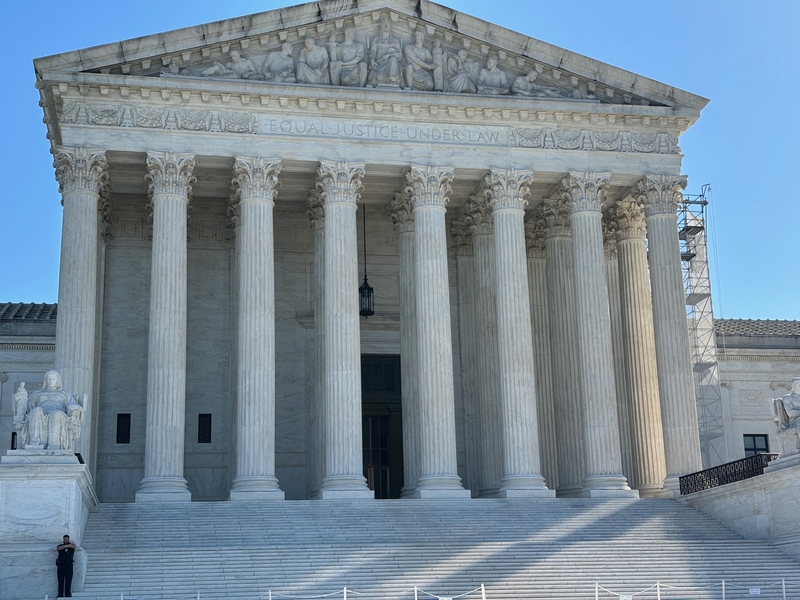 The U.S. Supreme Court on Oct. 9, 2024. (Photo by Jane Norman/States Newsroom)