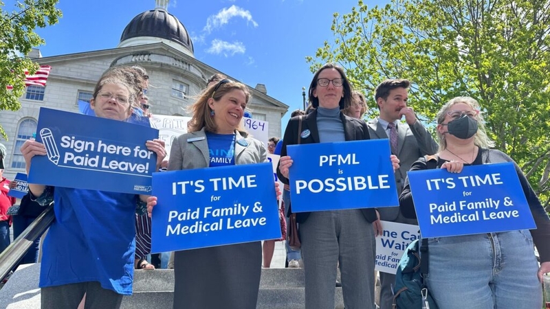 Paid family and medical leave benefits will begin May 1