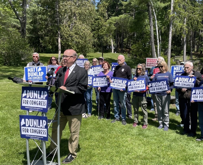 Matt Dunlap narrowly wins 2nd congressional district primary
