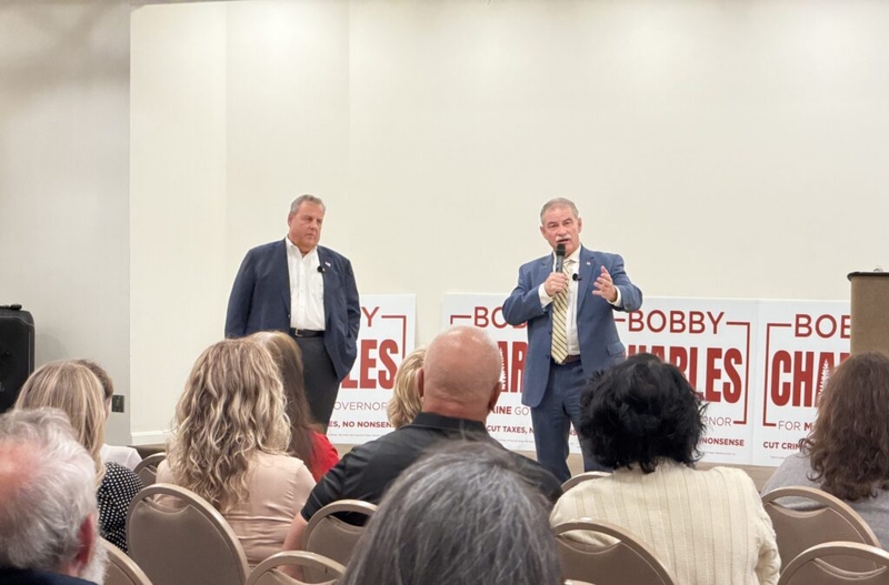 With Christie by his side, Bobby Charles distances himself from Trump