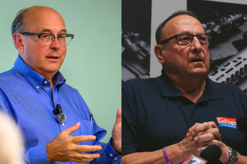In first debate, LePage and Dunlap clash over healthcare, affordability, immigration