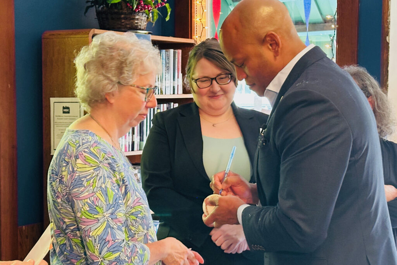 Biden’s back, Buckel’s upset, Moore signs a baseball — or a crystal ball? — in notes