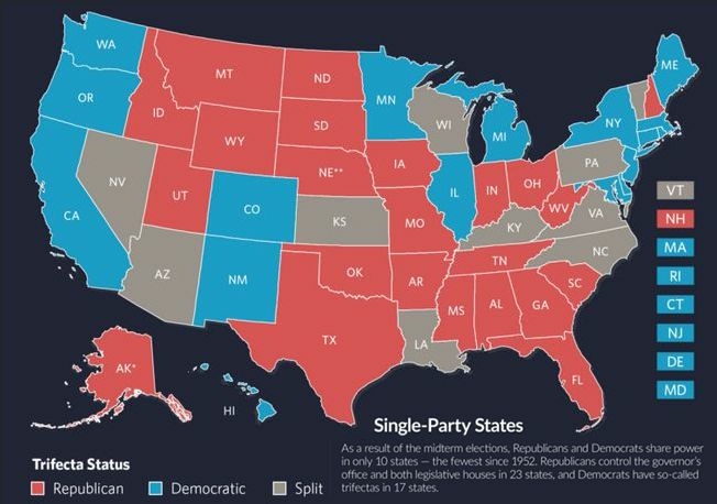 Shared power used to be the norm in state government. Now it’s nearly extinct.