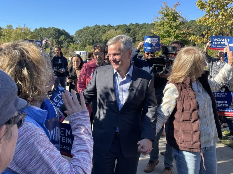 Josh Stein casts ballot in southeast Raleigh as early voting gets ...
