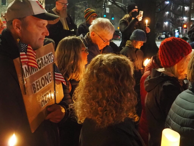 Hundreds mourn Renee Good at Raleigh candlelight vigil