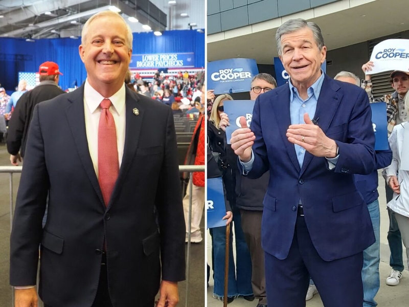 Roy Cooper, Michael Whatley secure US Senate nominations, setting up fierce November election
