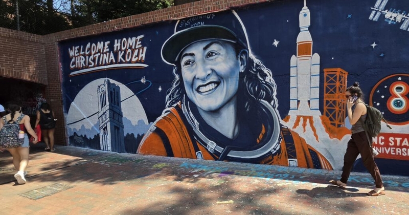 NC State offers an out of-this-world homecoming for astronaut alum Christina Koch