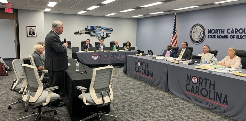 NC Board of Elections votes along party lines to reject most Sunday early voting hours
