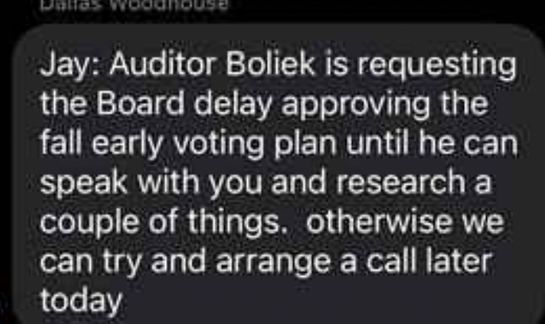NC auditor’s office liaison invoked state GOP wishes in some county early voting plans