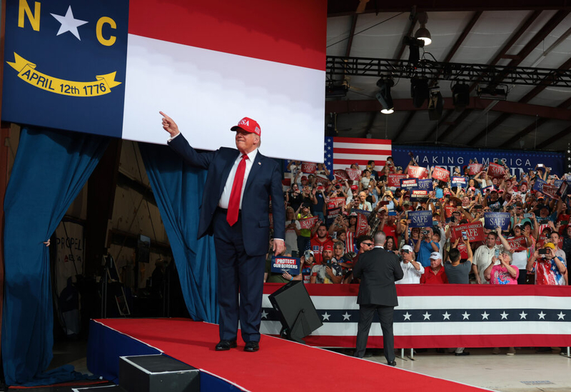 Trump heads to Greenville as NC Republicans struggle with early voter turnout