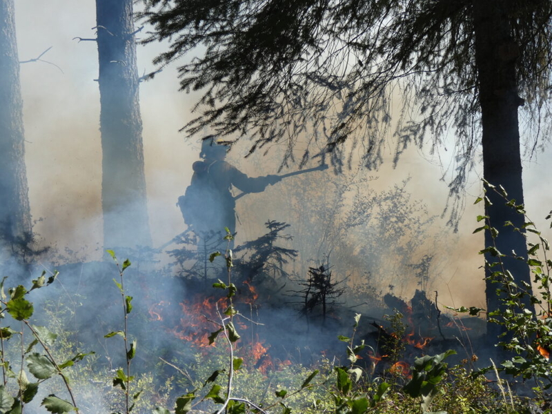 This Washington town is burning. That’s the plan.