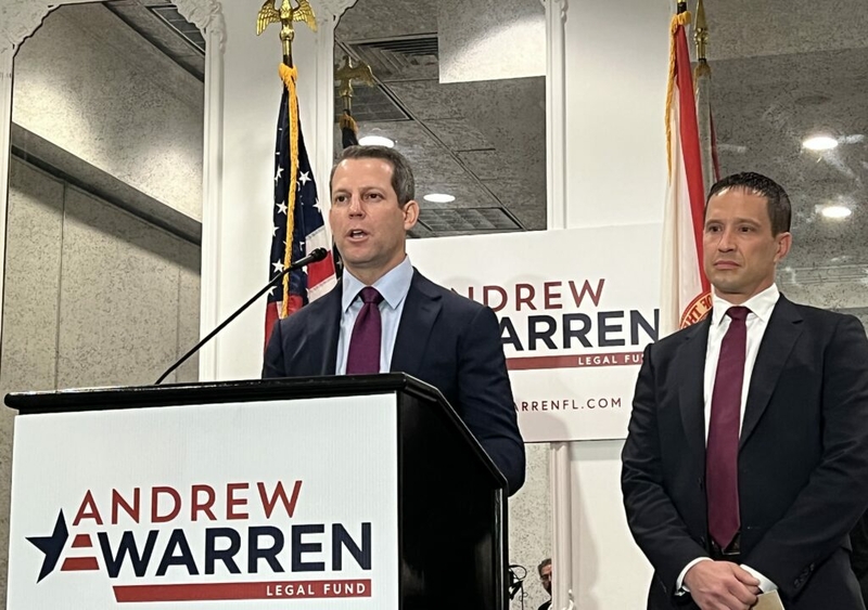 Prosecutor Andrew Warren sues Gov. DeSantis in federal court over his suspension from office