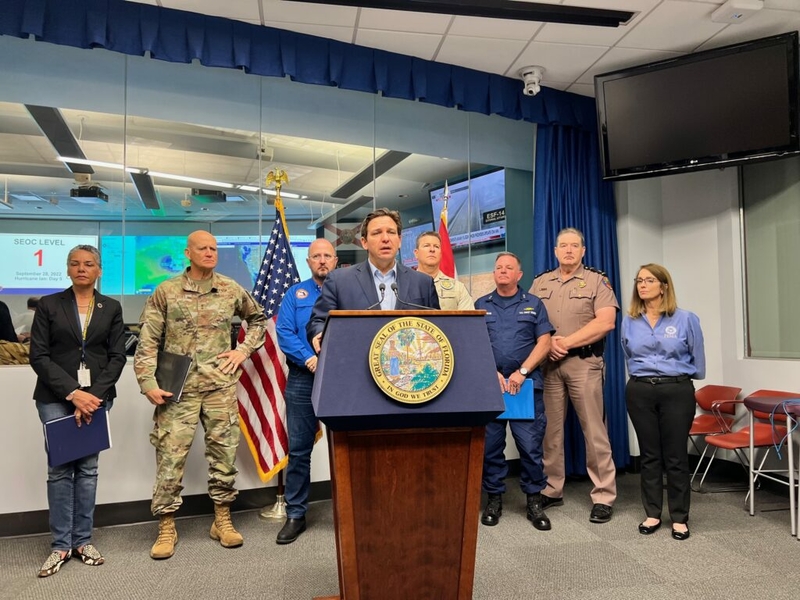 As Ian churns SW FL communities, Gov. DeSantis warns to expect long recovery