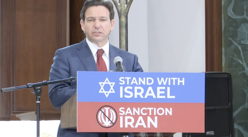 In response to Hamas attack on Israel, DeSantis calls for expanded sanctions against Iran