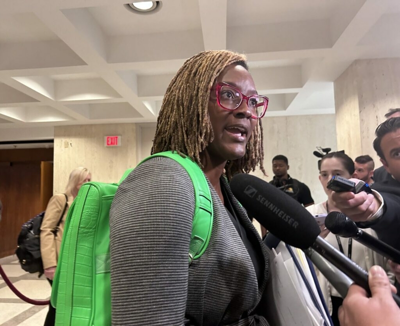 Jacksonville Democratic Rep. Angie Nixon stood with pro-Palestine protesters at UNF