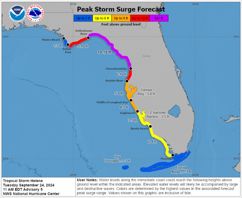Biden approves Florida emergency declaration ahead of Helene’s landfall ...
